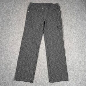 Kuhl Heathered Gray Mova Cargo Wide‎ Leg Pull-On Lounge Pants Women's Size 10